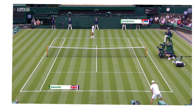 Timelapse of Wimbledon's Centre Court in 2021